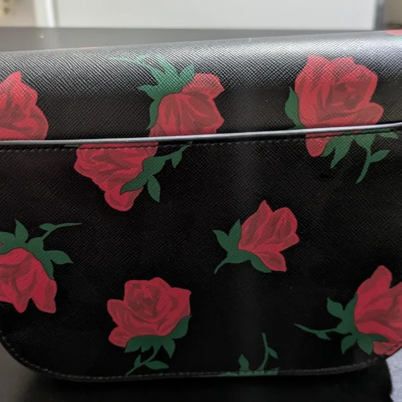New Kate Spade Black Floral Crossbody Bag - Picture 3 of 5